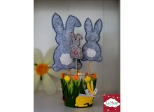 Stickdatei ITH - Steckfigur Hase